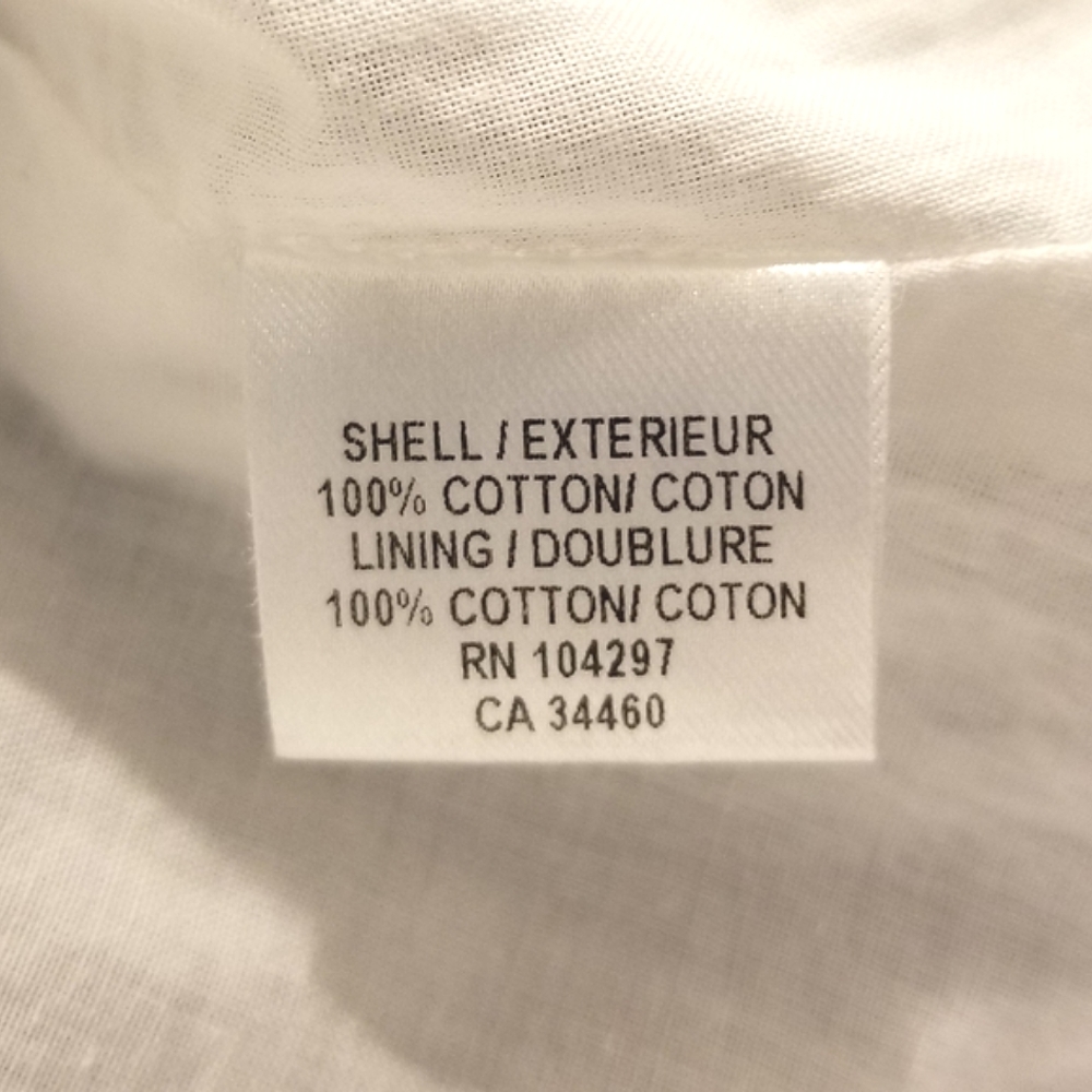 MILLY NY Vintage Brown and White IKAT Print Strapless Cotton Top sz 6 - Picture 11 of 16